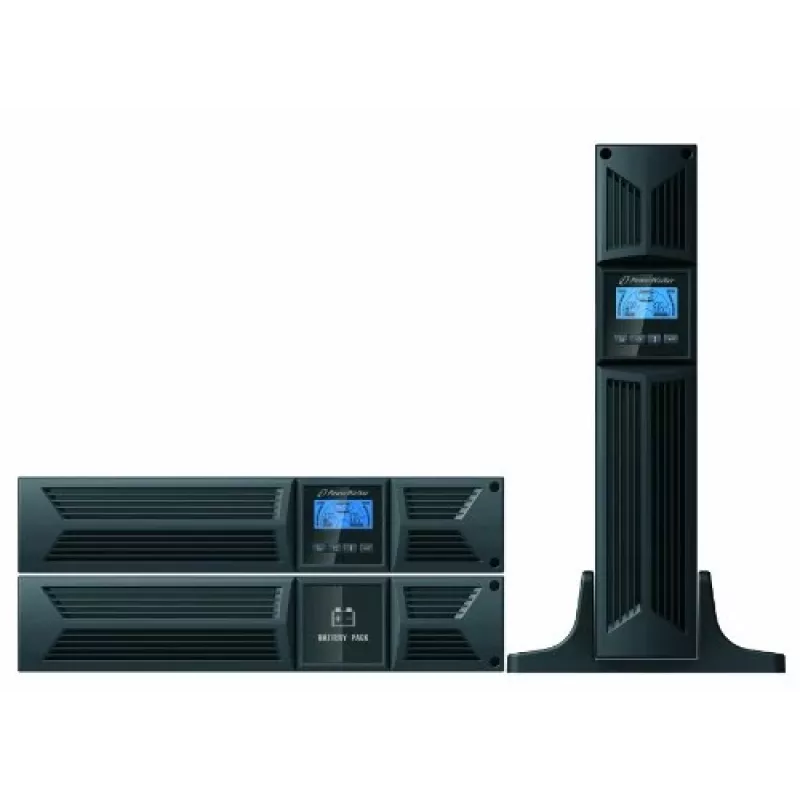 PowerWalker VI 1500RT LCD zasilacz awaryjny (UPS) 1,5 kVA 1350 W 8 gniazd wyjściowych AC