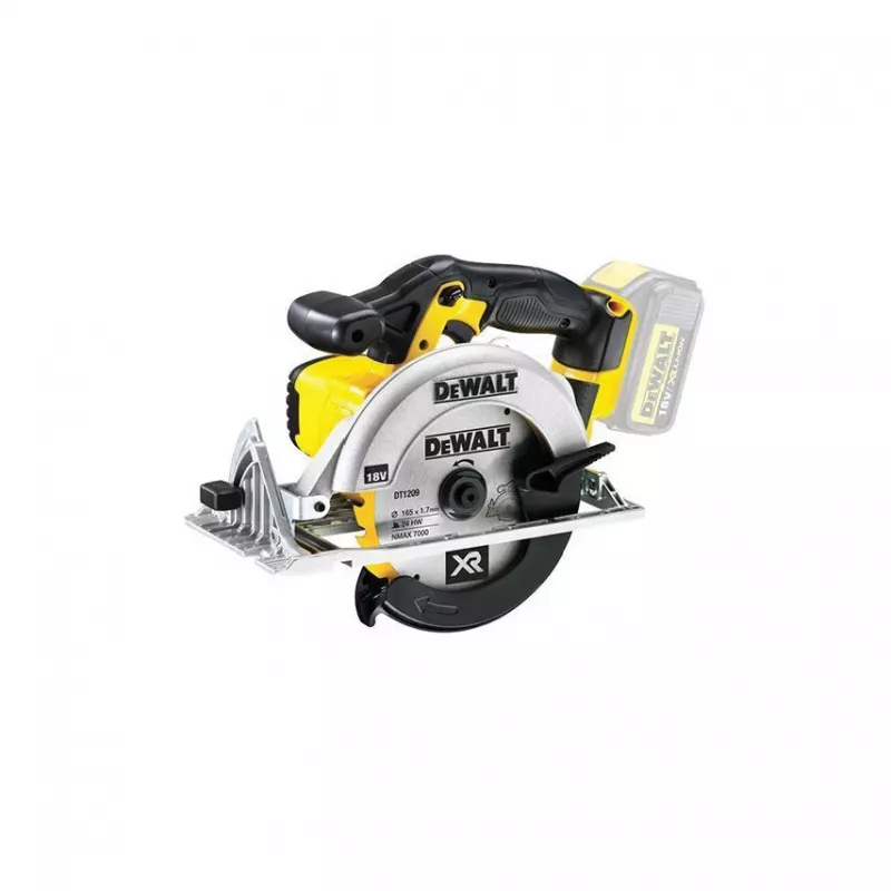 Pilarka tarczowa DeWalt DCS391N — 18V, 3700 obr./min, otwór 165 mm, głębokość cięcia 90° 55 mm, waga 3,2 kg