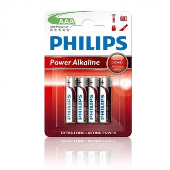 Philips Power Alkaliczne Baterie AAA, 4 szt.