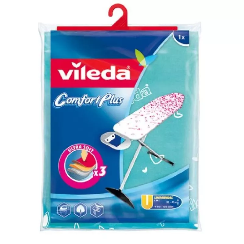 Vileda Comfort Plus Ironing Board Cover,Assortment