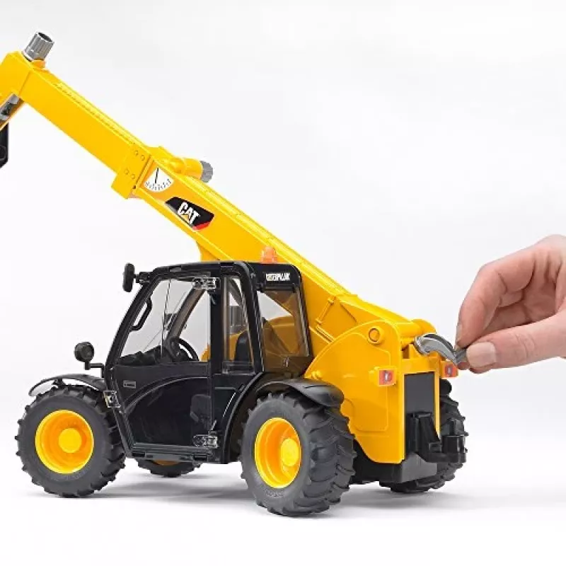 Bruder 02141 Caterpillar Ładowarka Teleskopowa Plastikowa Zabawka Rolnicza Budowlana