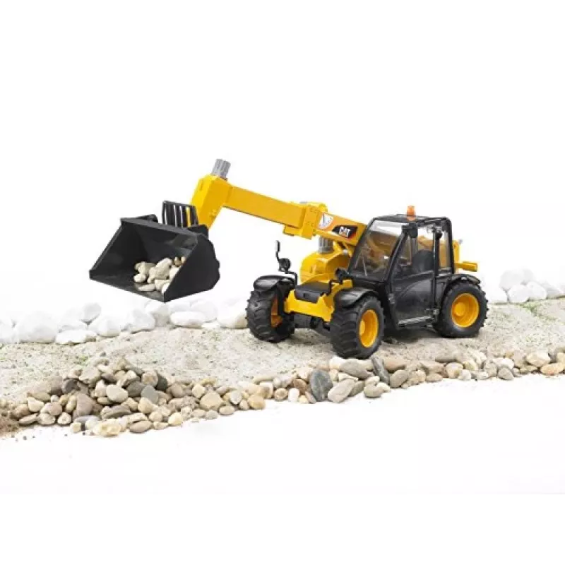 Bruder 02141 Caterpillar Ładowarka Teleskopowa Plastikowa Zabawka Rolnicza Budowlana