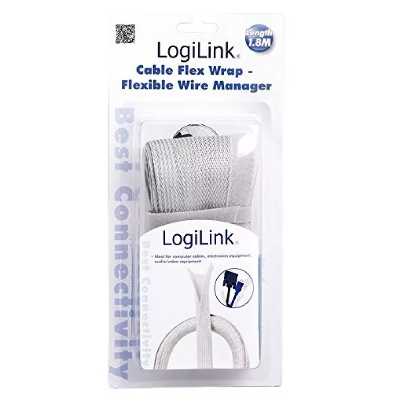 Opaska kablowa LogiLink KAB0007 szara