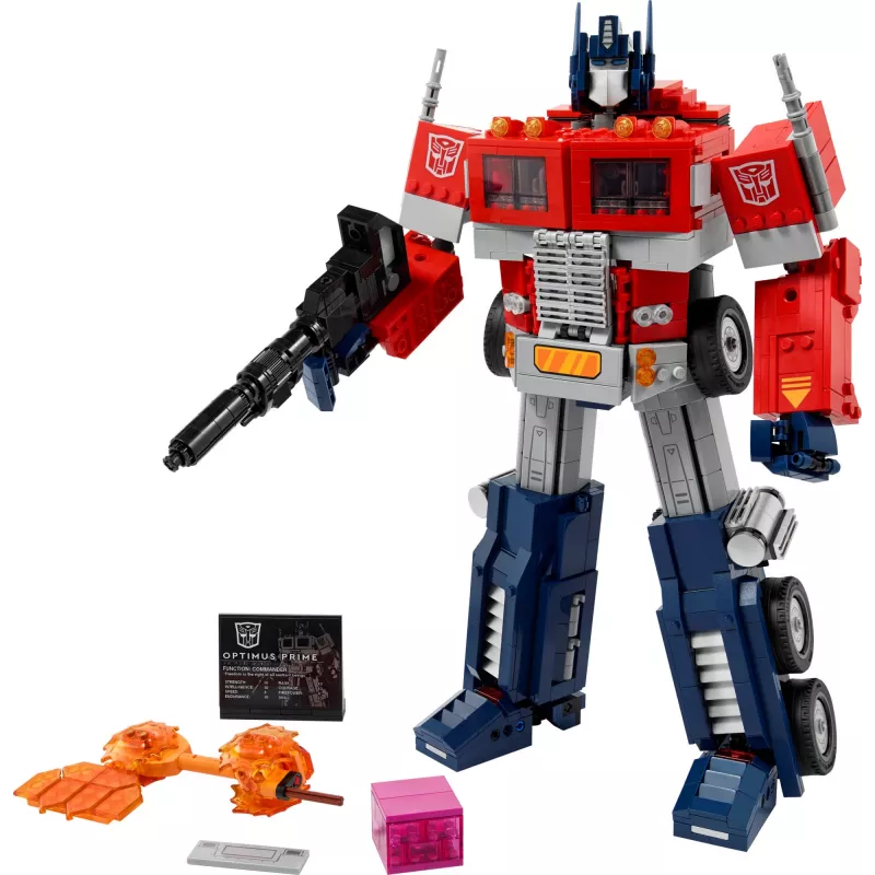 LEGO® 10302 Icons Optimus Prime, zestaw modeli robotów Transformers