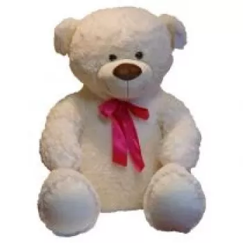 Pluszowy miś TULILO Norbert 75 cm, kremowa pluszowa maskotka