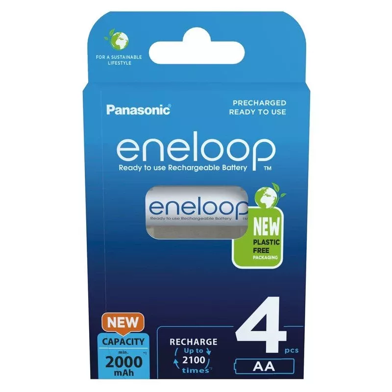 Akumulatory PANASONIC ENELOOP AA 2000 mAh 4 szt. (BK-3MCDE/4CP)