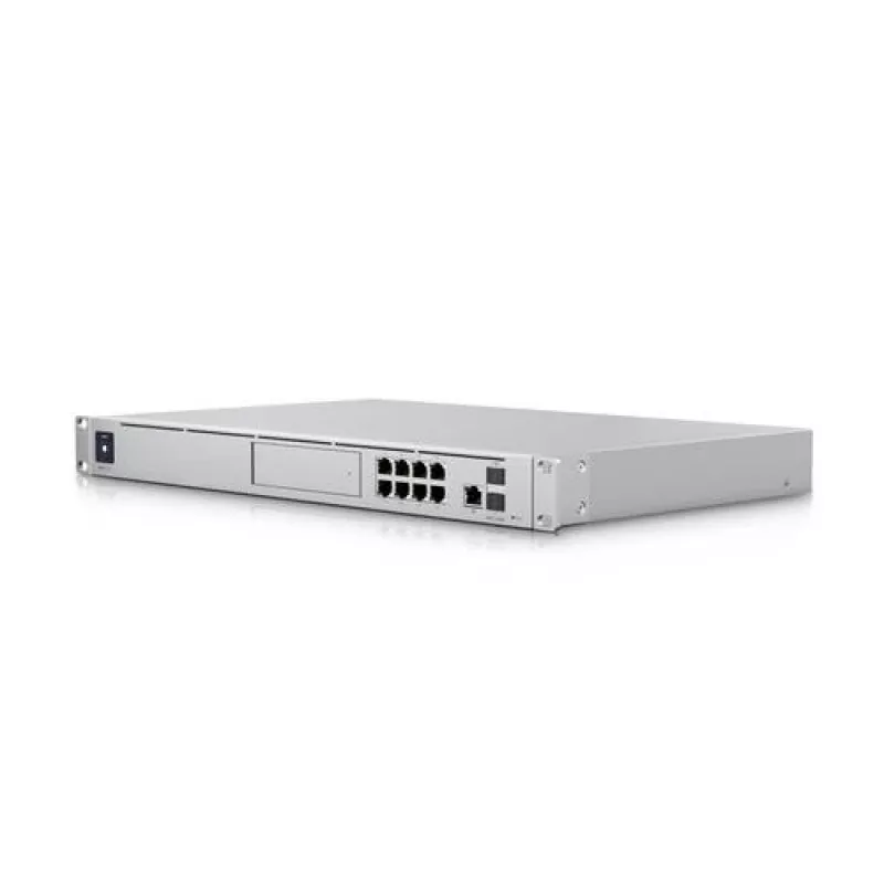 Bramka UBIQUITI Dream Machine Special Edition — szafa 1U, 8x RJ-45 LAN, PoE, procesor 1,7 GHz, 4 GB DDR4, 16 GB flash, ekran dotykowy 3,3 cm