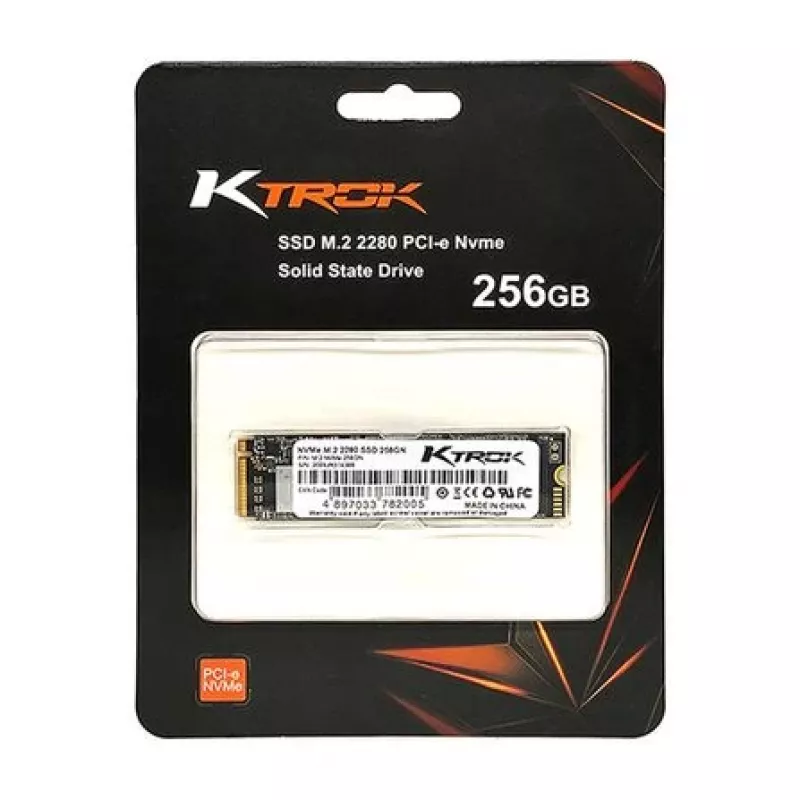 M.2 NVMe SSD AFOX ME300-256GN — 256GB, PCIe 3.0, 2000/1400 MB/s, 3D NAND
