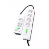 OFFICE PLUS 7 GNIAZD 250 V biały (T/LZ06-OFP018/0000) - Ever