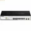 D-Link DGS-1210-10P Zarządzany przełącznik L2 Gigabit Ethernet (10/100/1000) Power over Ethernet (PoE) 1U Czarny