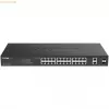Przełącznik sieciowy D-Link DGS-1100-26MPV2/E zarządzalny L2 Gigabit Ethernet (10/100/1000) z zasilaniem przez Ethernet (PoE), czarny
