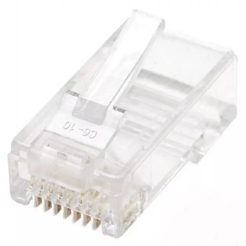 Intellinet 502375 złącze przewodu RJ-45 Przezroczysty