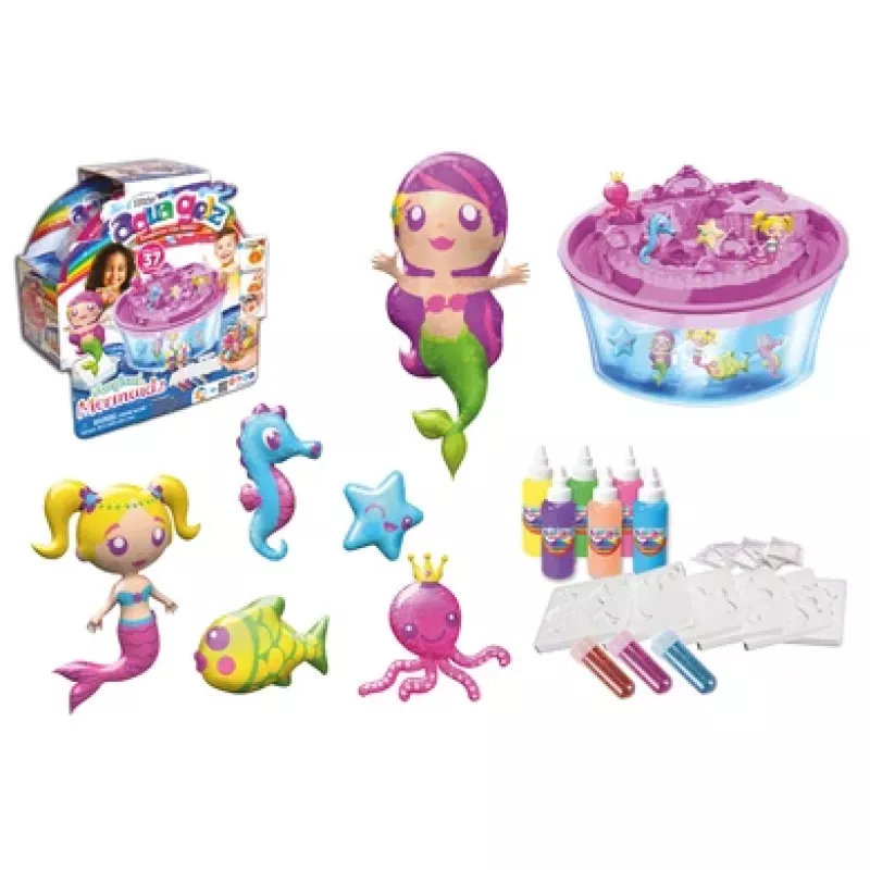 SIMBA Aqua Gelz zestaw Magic Mermaids, model 106322568, zestaw kreatywny z koralikami żelowymi aktywowanymi wodą