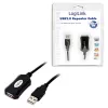 LogiLink Przedłużacz USB 2.0 - Kabel USB 5 m USB A