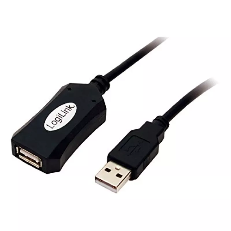 LogiLink Przedłużacz USB 2.0 - Kabel USB 5 m USB A