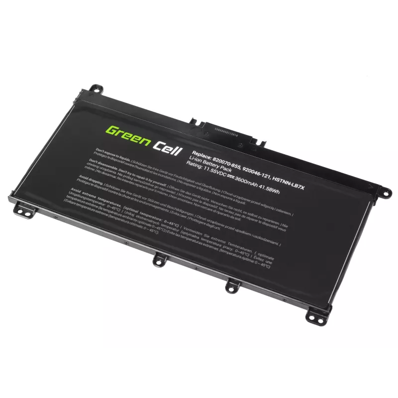 Bateria zielony Cell HP145 do HP Pavilion (LiPo 3600 mAh, 11,55 V, czarna)