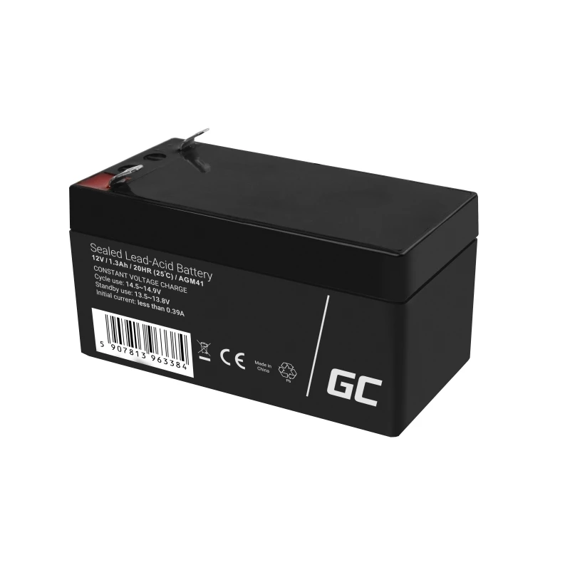Bateria AGM VRLA 12V 1,3Ah Bezobsługowa