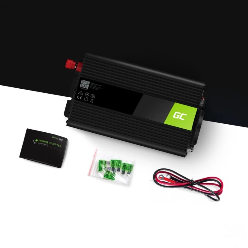 INV18 - Uniwersalny - Samochodowy - 24 V - 1000 W - 230 V - DC-AC