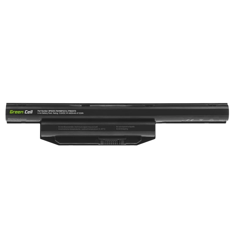 Bateria zielony Cell FS31 do Fujitsu LifeBook — LiPo 4400 mAh, 11,1 V, czarna, 1 szt.