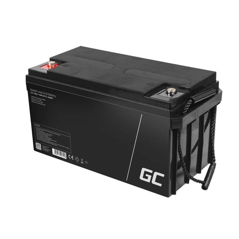 Akumulator zielony Cell AGM28 przemysłowy akumulator bezobsługowy kwasowo-ołowiowy (VRLA) 12 V 65000 mAh, 1 szt., 20 kg