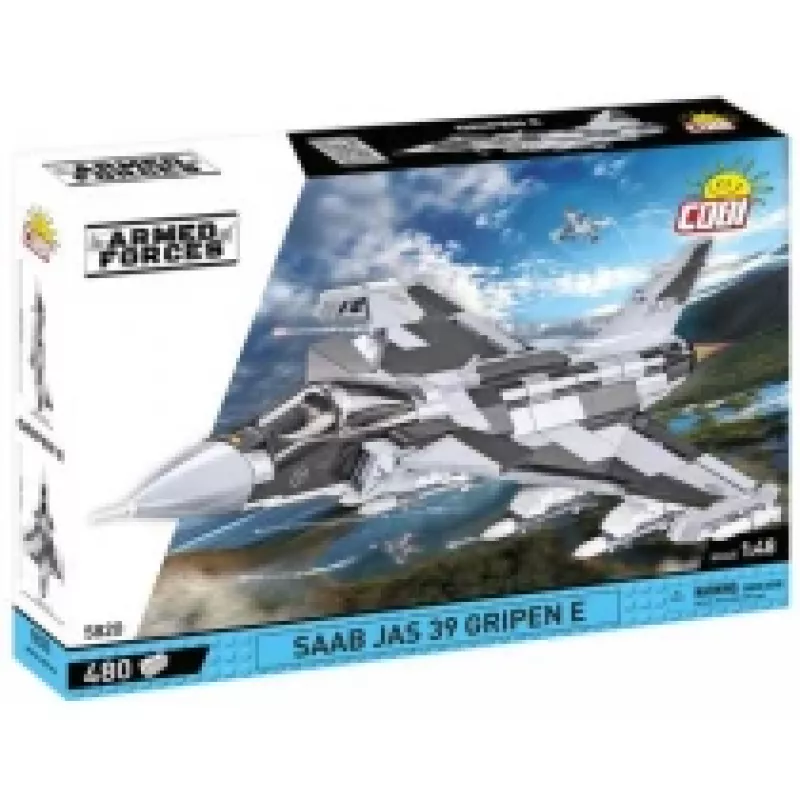 Bricks Armed Forces SAAB Jas 39 Gripen E 480 klocków
