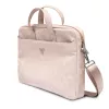 Guess 4G Triangle Logo Laptop Bag 16 Rose Pink Saffiano - GUCB15P4TP