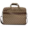 Torba na laptopa GUESS GUCB15P4TW 16 cali brązowa Saffiano z logo trójkąta 4G