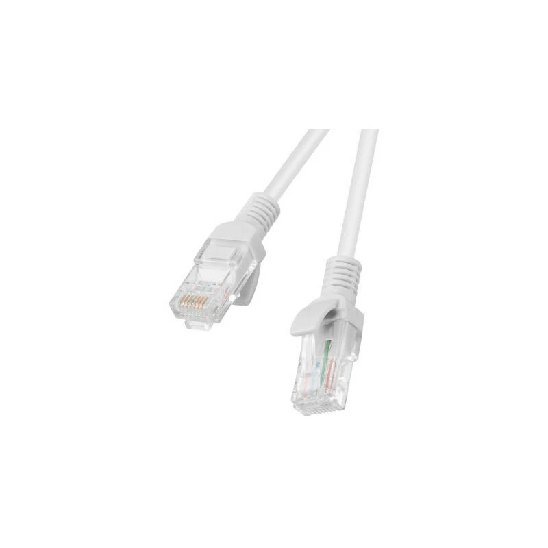 Kabel sieciowy LANBERG Cat5e U/UTP RJ-45 do RJ-45 20 m Szary, 26 AWG, przewód CCA