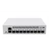 Zarządzalny przełącznik sieciowy L3 MikroTik CRS310-1G-5S-4S+IN — 1U, 1x Gigabit, 5x SFP, 4x SFP+, 10G, DC/PoE 18–57V, maks. 20W