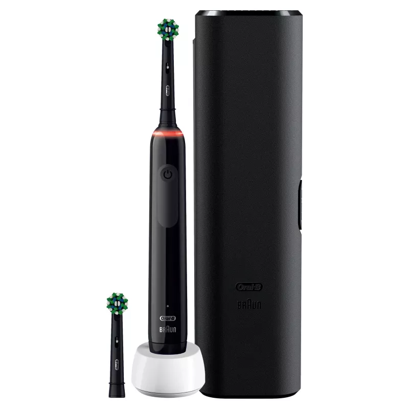 Oral-B Pro 3 3500 Dla dorosłych Rotacyjna szczoteczka do zębów Czarna