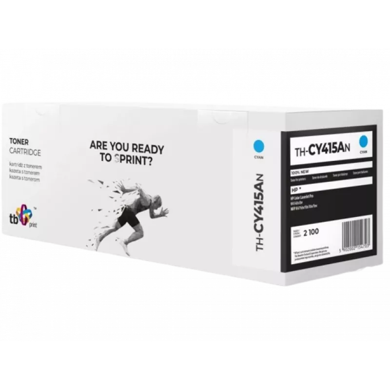 Toner do HP Color LJ Pro W2031A TH-CY415AN 100% nowy cyjan