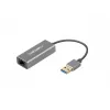 Koncentrator USB NATEC Cricket USB 3.2 Gen 1 Type-A z RJ-45 Ethernet 1000 Mbit/s, obudowa aluminiowa, czarny