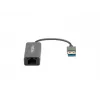 Koncentrator USB NATEC Cricket USB 3.2 Gen 1 Type-A z RJ-45 Ethernet 1000 Mbit/s, obudowa aluminiowa, czarny