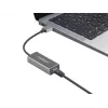 Koncentrator USB NATEC Cricket USB 3.2 Gen 1 Type-A z RJ-45 Ethernet 1000 Mbit/s, obudowa aluminiowa, czarny