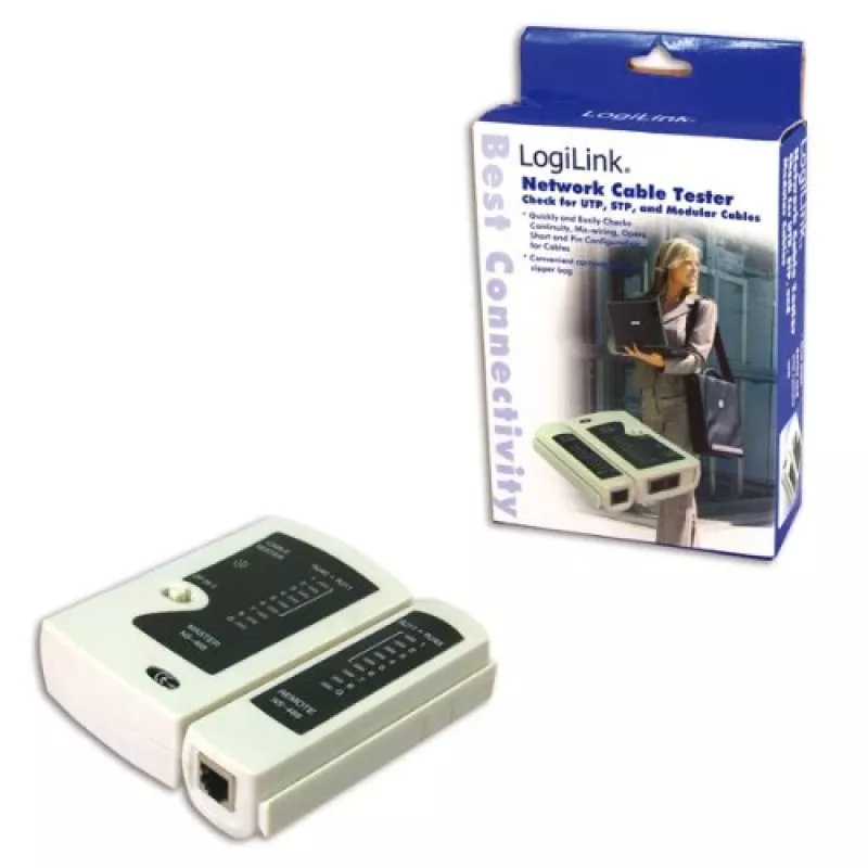 Tester kabli, LogiLink WZ0010, narzędzie do testowania kabli sieciowych