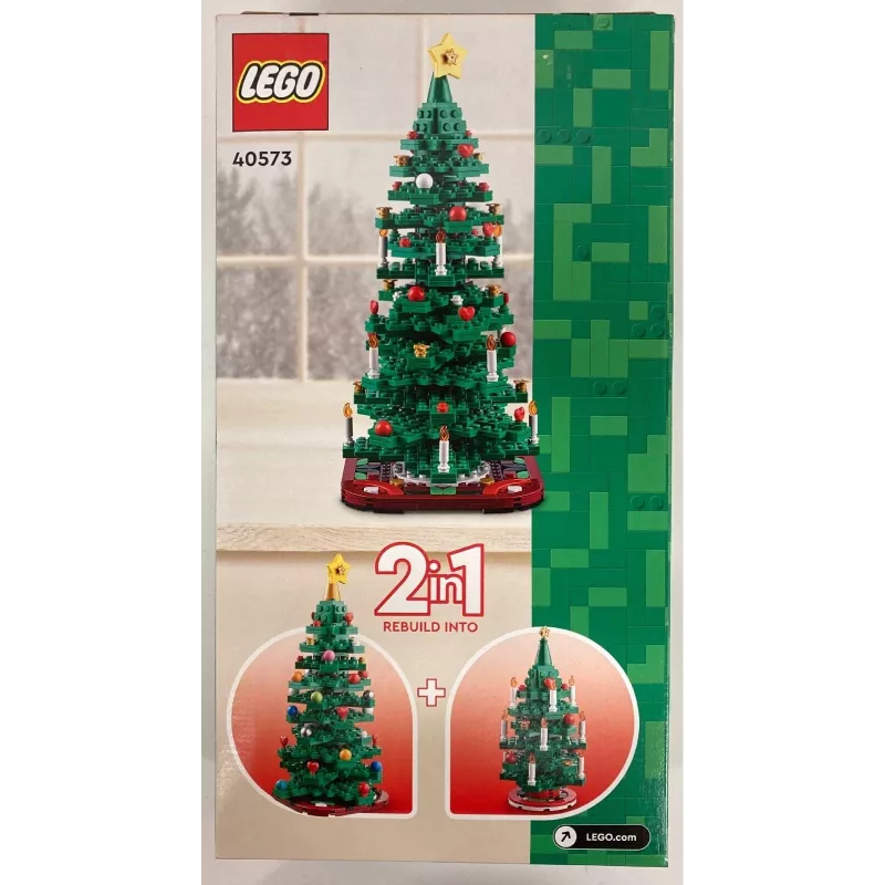 Zestaw LEGO Christmas Tree 40573 – sezonowy model dekoracyjny, ozdobna minibudowla