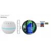 Shelly H&T, Czujnik wilgotności i temperatury bezprzewodowy, Kompaktowy, WiFi, Higrometr, Monitor, Automatyka domowa, Aplikacja iOS Android – Czarny