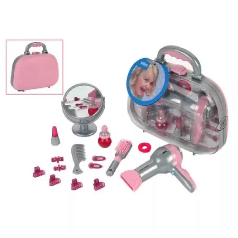 Theo Klein Braun Hairdresser Case Playset