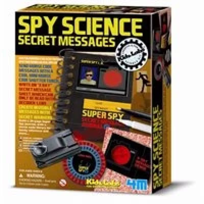 Zestaw eksperymentów z tajnymi wiadomościami 4m Spy Science Secret Messages 3295 — dla dzieci od 8 lat