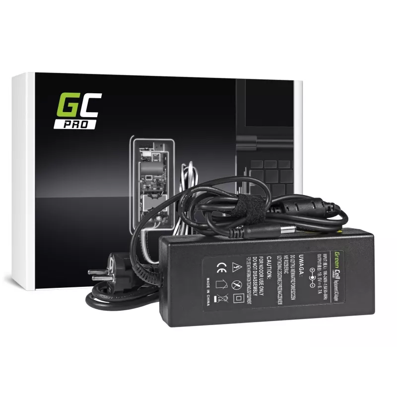 Zasilacz zielony Cell AD35P 130 W AC/DC 19,5 V 6,7 A do laptopów, do użytku wewnętrznego, czarny