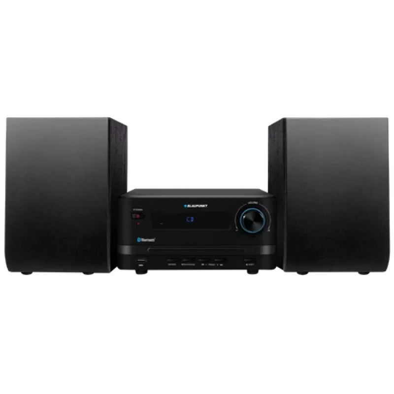 Mikrosystem audio Blaupunkt MS14BT — odtwarzacz CD/MP3, Bluetooth, USB, FM RDS, 15 W RMS, czarny
