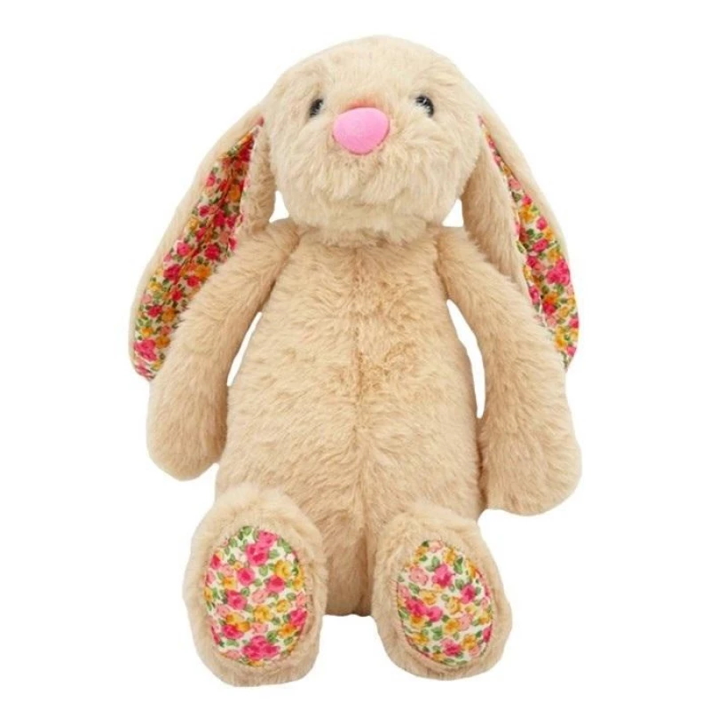 Miękka zabawka królik TULILO MichaeI 25 cm beżowa pluszowa maskotka