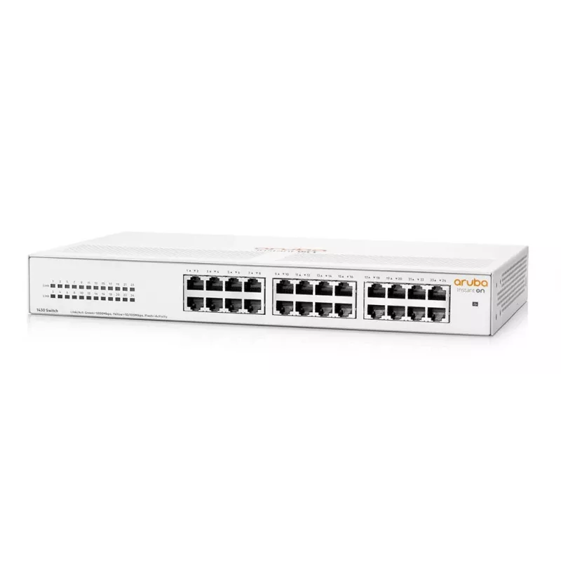 HPE Aruba Networking Aruba Instant On 1430 24G Niezarządzalny L2 Gigabit Ethernet (10/100/1000) 1U Biały