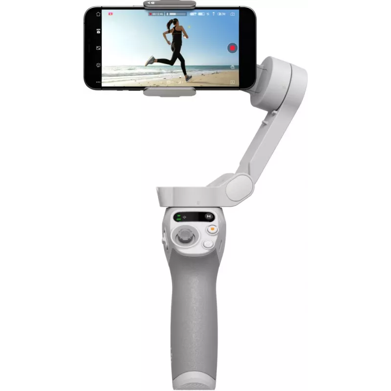 DJI OM SE Gimbal Szary Bluetooth W Zestawie Uchwyt Na Telefon Torba Maks. Udźwig 290 G