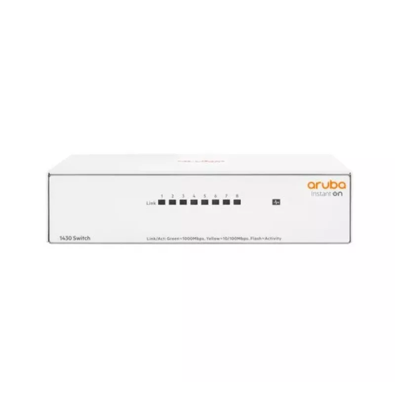 Niezarządzalny przełącznik Aruba Instant On 1430 8G L2 Gigabit Ethernet 8 portów