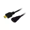 LogiLink CH0057 Przedłużacz HDMI Czarny 4K UHD 3m Wtyk HDMI-A