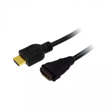 LogiLink CH0057 Przedłużacz HDMI Czarny 4K UHD 3m Wtyk HDMI-A
