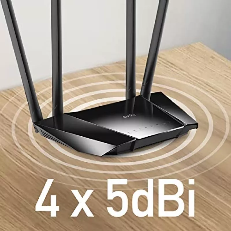 Router bezprzewodowy Cudy LT400 Fast Ethernet, jednopasmowy (2,4 GHz), 4G, czarny