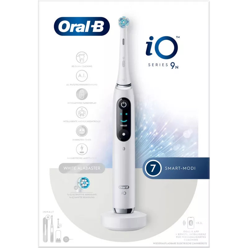 Oral-B iO 9N Szczoteczka wibracyjna dla dorosłych Biała