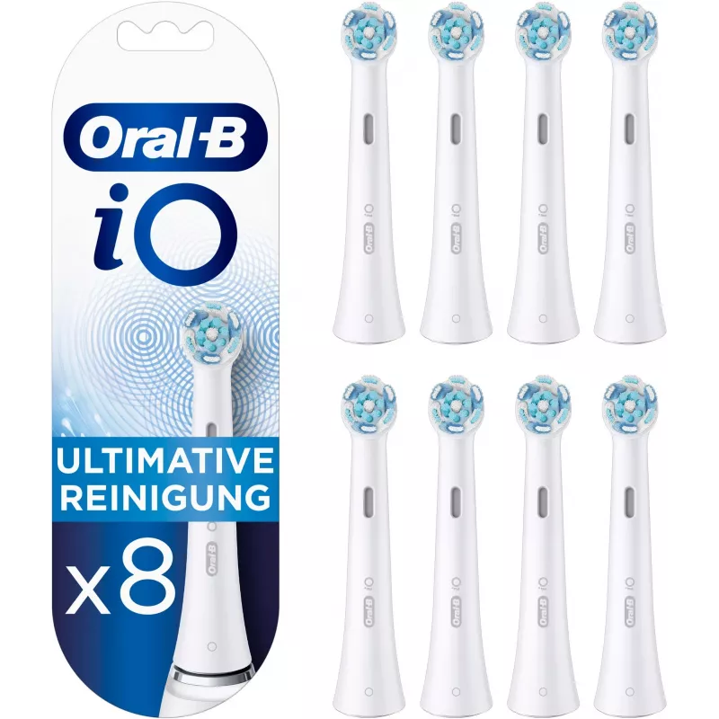 Główka szczoteczki Oral-B iO Ultimate Clean, opakowanie 8 końcówek wymiennych